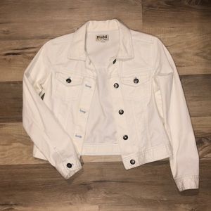 White mudd Jean jacket